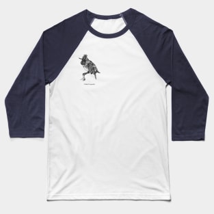 Frilled Coquette Bird Baseball T-Shirt